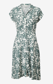 Boomerang - Sabina printed dress - Venetian green