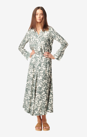 Boomerang - Maja printed skirt - Venetian green