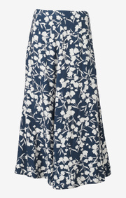 Boomerang - Maja printed skirt - Midnight blue