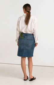 Boomerang - SIGNE DENIM SKIRT - Vintage indigo