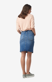 Boomerang - Signe denim skirt - Vintage indigo