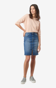 Boomerang - Signe denim skirt - Vintage indigo