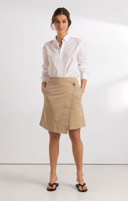 Boomerang - FRANCES SKIRT - Khaki beige