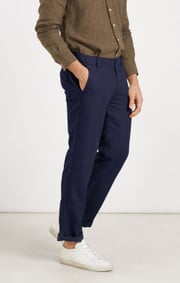 Boomerang - VIGGO COTLIN PANTS - Night sky