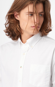 Boomerang - Nils organic oxford tailored - White