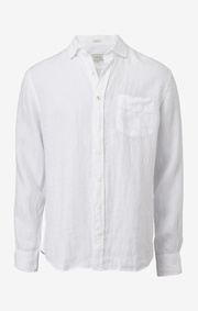 Boomerang - Linus linen shirt tailored fit - White