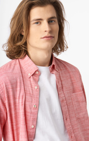 Boomerang - Wilmer flamé tailored shirt - Lipstick red
