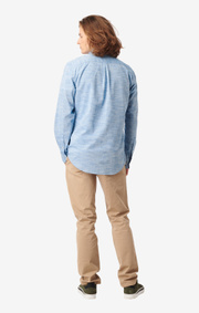 Boomerang - Wilmer flamé tailored shirt - Electric blue