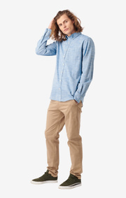 Boomerang - Wilmer flamé tailored shirt - Electric blue
