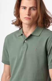 Boomerang - JOE ORGANIC COTTON POLO PIQUÉ - Venetian green