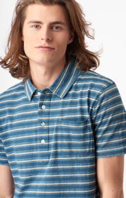 Boomerang - JACK INDIGO POLOSHIRT - Light indigo