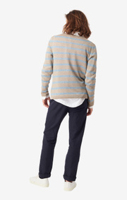 Boomerang - Axel linen sweater - Dark putty