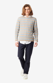 Boomerang - Axel linen sweater - Dark putty