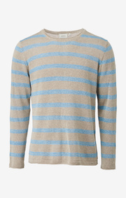 Boomerang - Axel linen sweater - Dark putty