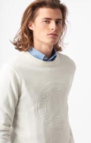 Boomerang - Loke logo sweater - Offwhite