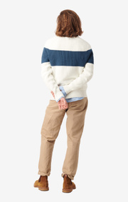 Boomerang - Sixten half zip sweater - Offwhite