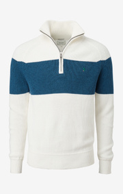 Boomerang - Sixten half zip sweater - Offwhite