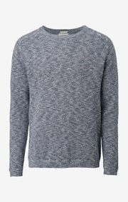 Boomerang - HENRY O-NECK SWEATER - Midnight blue