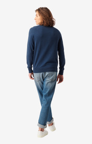 Boomerang - DANNY V-NECK SWEATER - Midnight blue