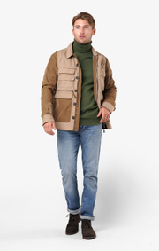Boomerang - William pocket jacket med avtagbara ärmar - Beige