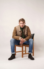 Boomerang - William pocket jacket med avtagbara ärmar - Beige