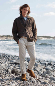 Boomerang - Thompa cotlin blazshirt - Taupe