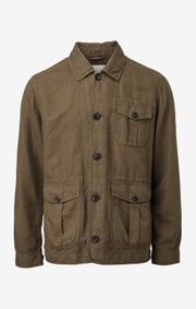 Boomerang - Thompa cotlin blazshirt - Taupe