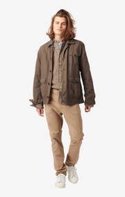 Boomerang - Thompa cotlin blazshirt - Taupe