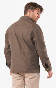 Boomerang - Thompa cotlin blazshirt - Taupe
