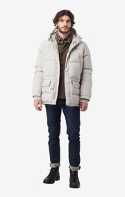 Boomerang - ALEXANDER DOWN JACKET - Dark putty