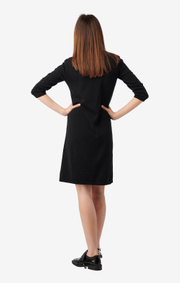Boomerang - LOU KNITTED DRESS - Black