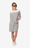LYKKE STRIPED JERSEY DRESS