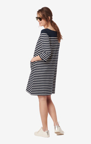 LYKKE STRIPED JERSEY DRESS