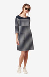 LYKKE STRIPED JERSEY DRESS