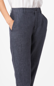 Boomerang - GRETA LINEN TROUSER - Dark Indigo