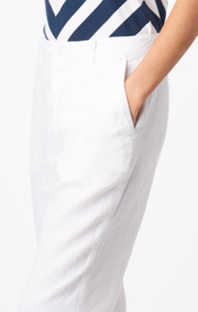 Boomerang - GRETA LINEN TROUSER - White
