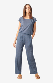 Boomerang - GLORIA PRINTED PANTS - Bright nautic