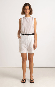 Boomerang - BRODERI ANGLAIS BLOUSE - White