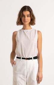 Boomerang - BRODERI ANGLAIS BLOUSE - White