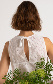 Boomerang - BRODERI ANGLAIS BLOUSE - White