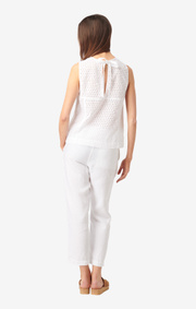 Boomerang - BRODERI ANGLAIS BLOUSE - White