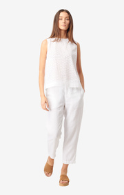 Boomerang - BRODERI ANGLAIS BLOUSE - White