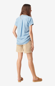 Boomerang - DAISY INDIGO TOP - Light indigo