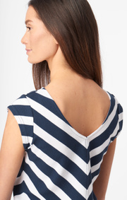Boomerang - ANTONIA PIQUÉ TOP STRIPE - Bright nautic