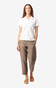 Boomerang - LISA PIQUET SHIRT - White
