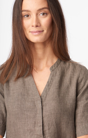 Boomerang - BETTAN LINEN DRESS - Taupe