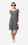 MILLIE STRIPED PIQUE DRESS