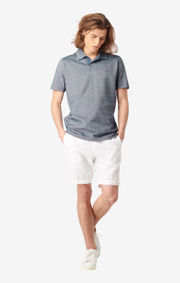 Boomerang - JAMES ORGANIC COTTON VACAY PIQUE - Midnight blue
