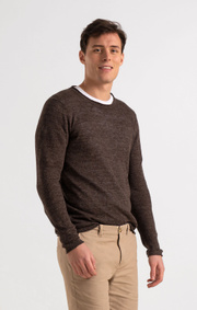 Boomerang - TONY O-NECK SWEATER - Taupe