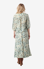 Boomerang - nina printed shirt - Pond green